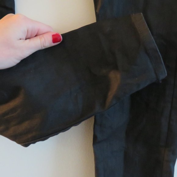 MADEWELL 9" High Rise Skinny Skinny Coated Edition Jeans - Size 26 - Picture 10 of 13